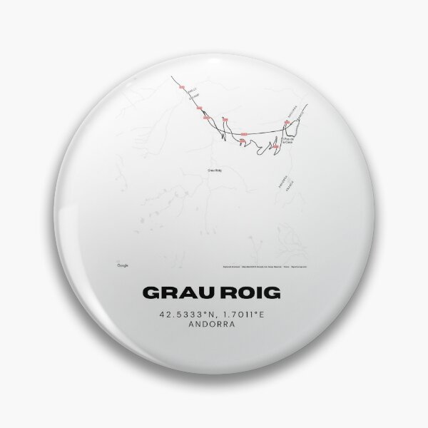 Item preview, Grau Roig Andorra Minimalist Map Art Print designed and sold by RM-Journey.