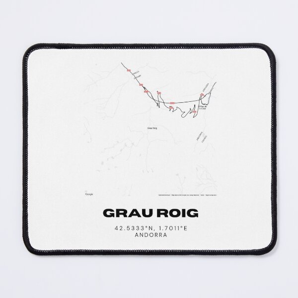 Item preview, Grau Roig Andorra Minimalist Map Art Print designed and sold by RM-Journey.