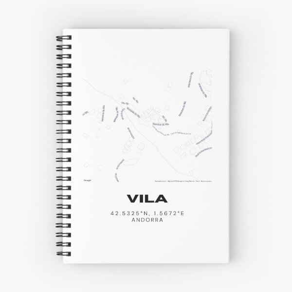 Item preview, Vila Andorra Minimalist Map Art Print designed and sold by RM-Journey.