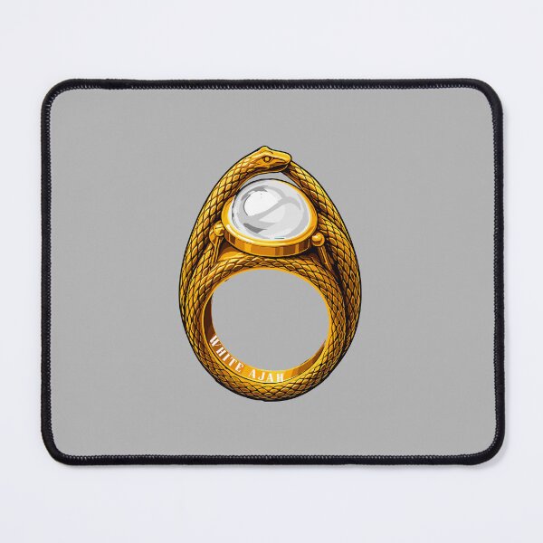 Item preview, White Ajah Ring Aes Sedai | White Tower Seekers of Truth Logic & Purity Fantasy Symbol Art designed and sold by What you are is Beautiful.