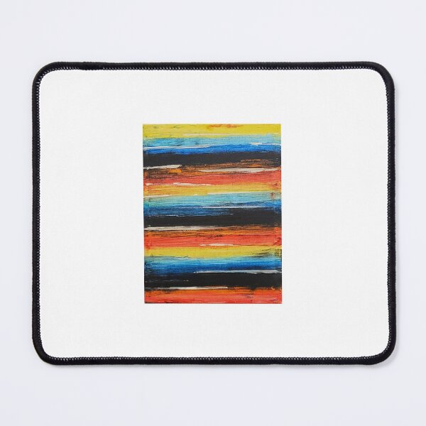 Item preview, Bold Colorful Stripe Abstract Acrylic Painting designed and sold by CaraSquiresArt.