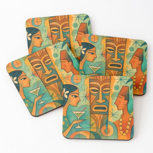 Item preview, Tiki Lounge Cocktail Hour designed and sold by CAutumnTrapp.