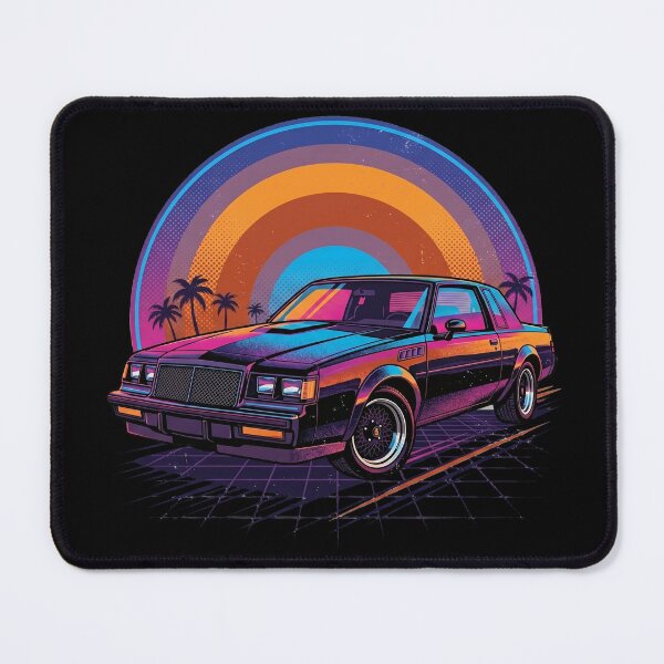 Item preview, GNX Grand National Retro Sunset Synthwave Turbo Coupe designed and sold by Off-Road-Zone.