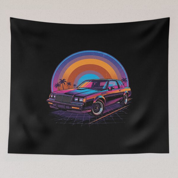 Item preview, GNX Grand National Retro Sunset Synthwave Turbo Coupe designed and sold by Off-Road-Zone.