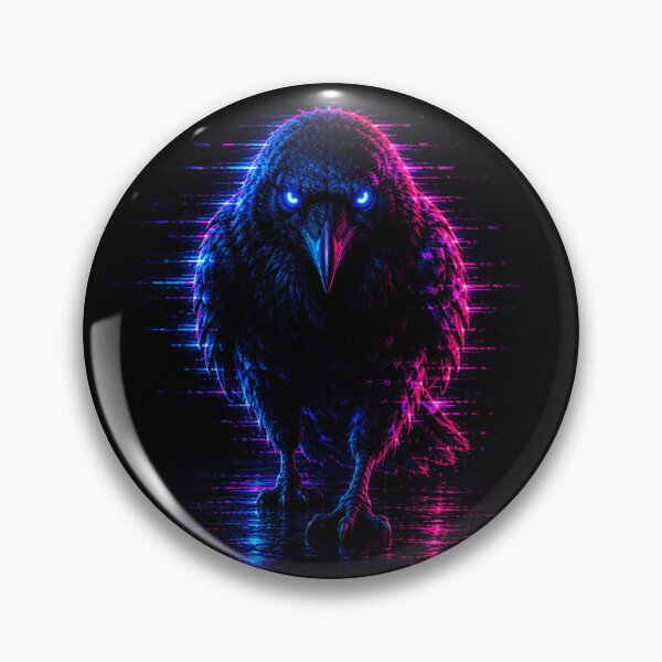 Item preview, Glitch Raven designed and sold by PurrfectWhisper.