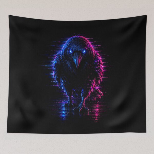 Item preview, Glitch Raven designed and sold by PurrfectWhisper.