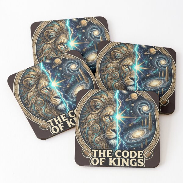 Item preview, The Code of Kings Cosmic Lion Ancient Future Football designed and sold by Dream Weave Studio.