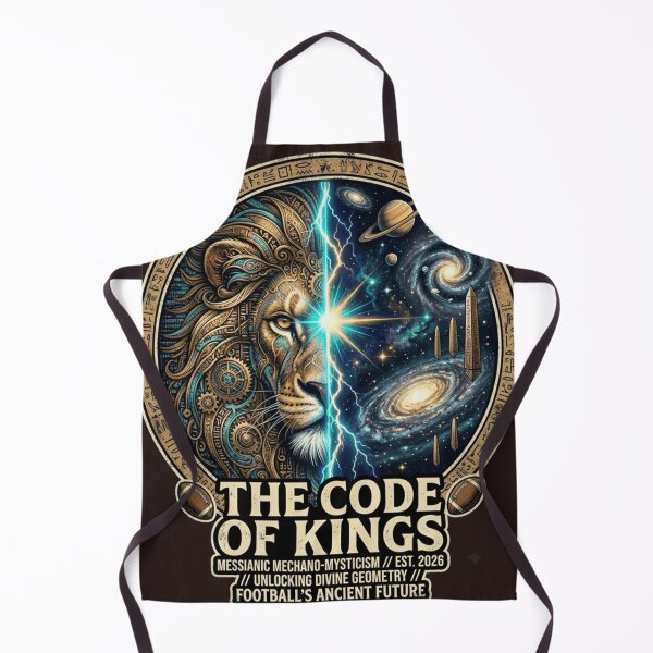 Item preview, The Code of Kings Cosmic Lion Ancient Future Football designed and sold by Dream Weave Studio.