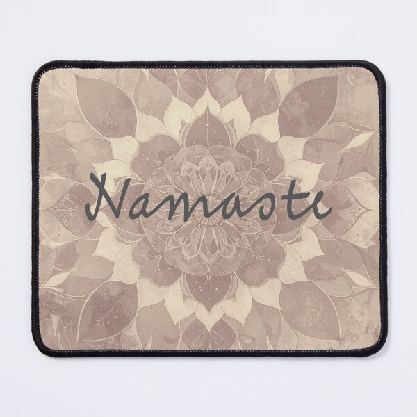 Item preview, Botanical Mandala (script dark gray) designed and sold by WeaveSphere.