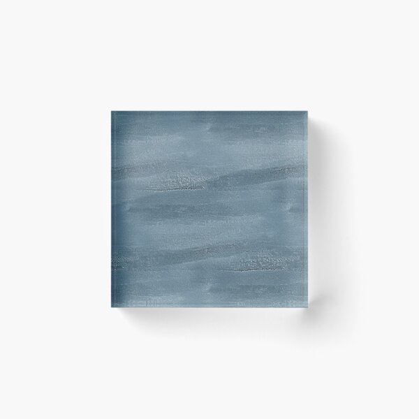 Item preview, Monochromatic Painterly Abstract Landscape in Blue designed and sold by Artistestella.