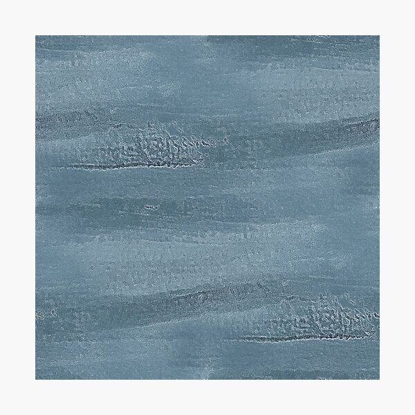 Item preview, Monochromatic Painterly Abstract Landscape in Blue designed and sold by Artistestella.