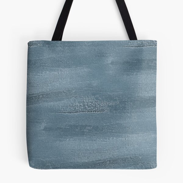 Item preview, Monochromatic Painterly Abstract Landscape in Blue designed and sold by Artistestella.