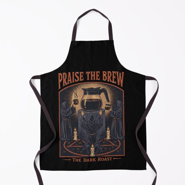 Item preview, Praise The Brew - Funny Coffee Cult Dark Humor designed and sold by ZUVLEX.