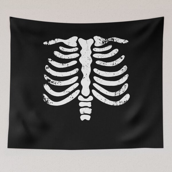 Item preview, Halloween Skeleton Chest Torso Scary Design designed and sold by PugSwagClothing.