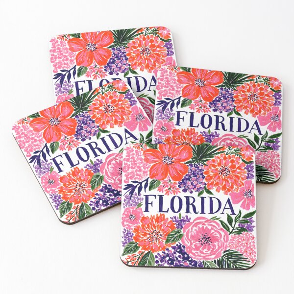 Item preview, Floral Florida | Cute Preppy Sunshine State Aesthetic Design designed and sold by ThePreppyArtist.