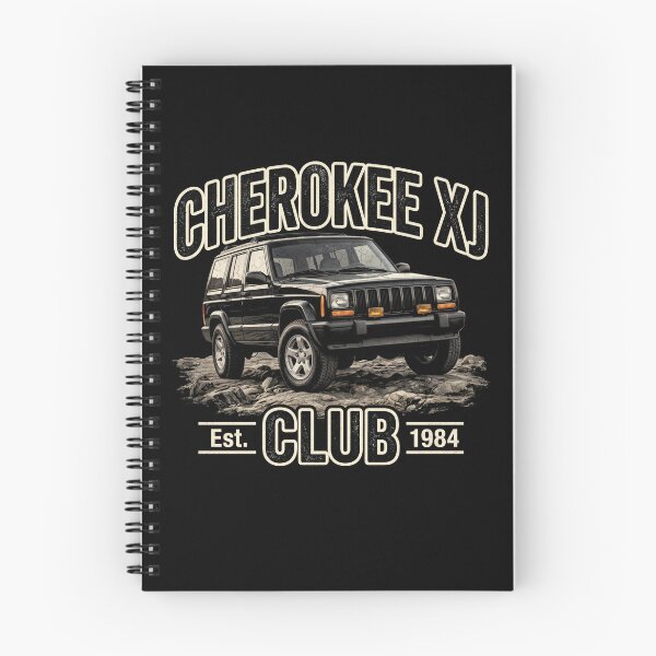 Item preview, Cherokee XJ Club Est 1984 Black 4x4 Off Road designed and sold by Off-Road-Zone.