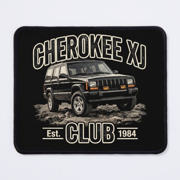 Item preview, Cherokee XJ Club Est 1984 Black 4x4 Off Road designed and sold by Off-Road-Zone.