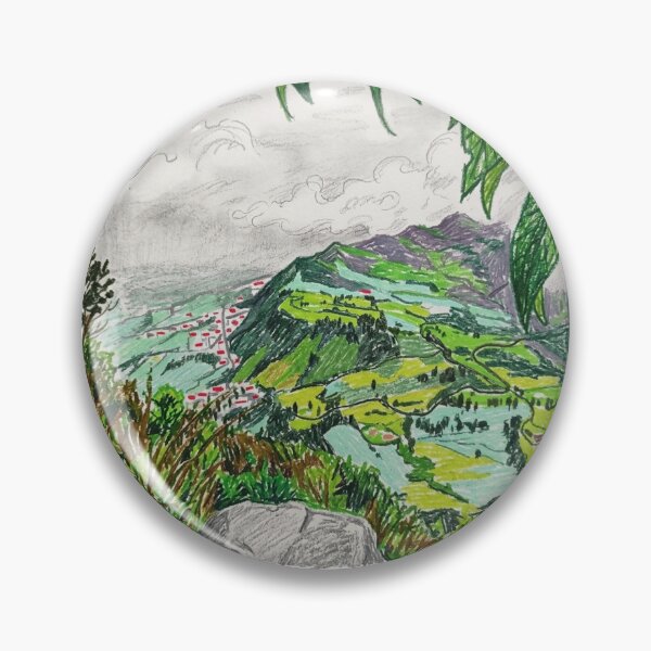 Item preview, Viewpoint overlooking a mountain valley designed and sold by CristianCEB.