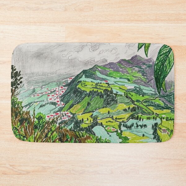Item preview, Viewpoint overlooking a mountain valley designed and sold by CristianCEB.