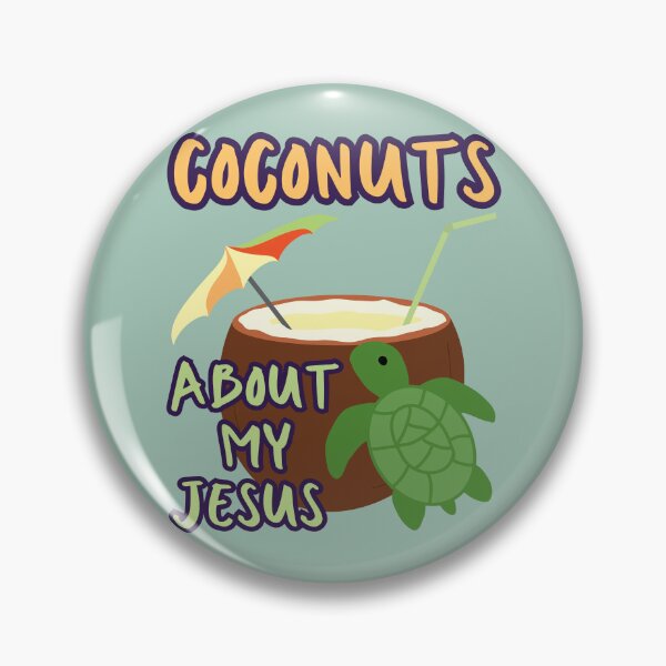Item preview, Coconuts About Jesus Love Turtles Co Co Nuts Tropical Summer Drink Beach designed and sold by Forevermore.