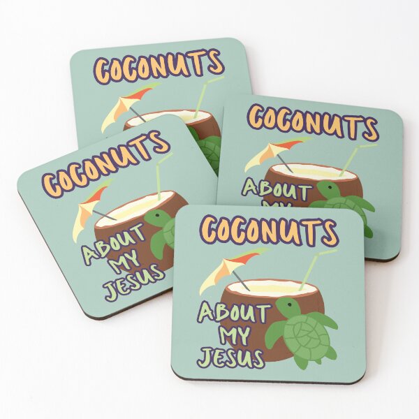Item preview, Coconuts About Jesus Love Turtles Co Co Nuts Tropical Summer Drink Beach designed and sold by Forevermore.