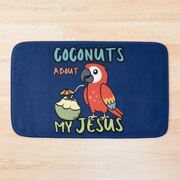 Item preview, Coconuts About Jesus Love Parrots Co Co Nuts Tropical Summer Drink designed and sold by Forevermore.