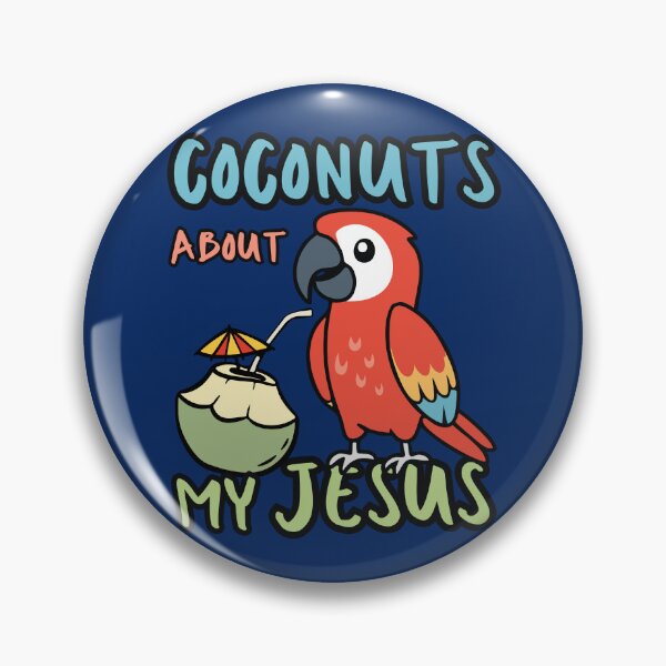 Item preview, Coconuts About Jesus Love Parrots Co Co Nuts Tropical Summer Drink designed and sold by Forevermore.