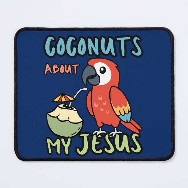 Item preview, Coconuts About Jesus Love Parrots Co Co Nuts Tropical Summer Drink designed and sold by Forevermore.