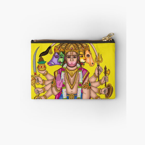 Item preview, Panchmukhi Hanuman Artwork | Divine Hindu God Digital Illustration designed and sold by Harshit_Digital_Arts.