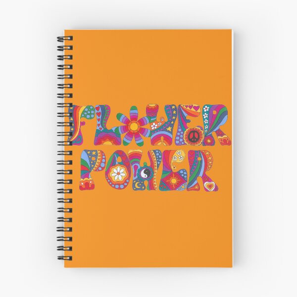 Item preview, Psychedelic Flower Power Art Orange– Retro Hippie Rainbow Groovy Peace Design designed and sold by Kellie Espie Art.