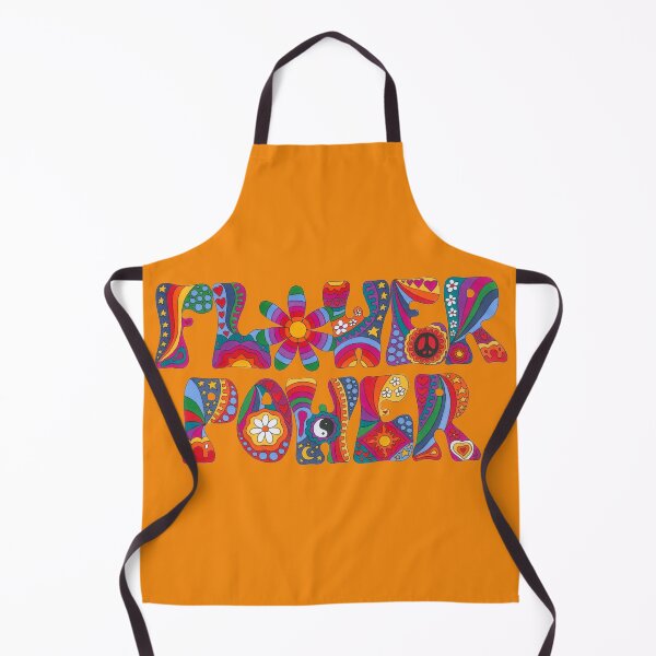 Item preview, Psychedelic Flower Power Art Orange– Retro Hippie Rainbow Groovy Peace Design designed and sold by Kellie Espie Art.