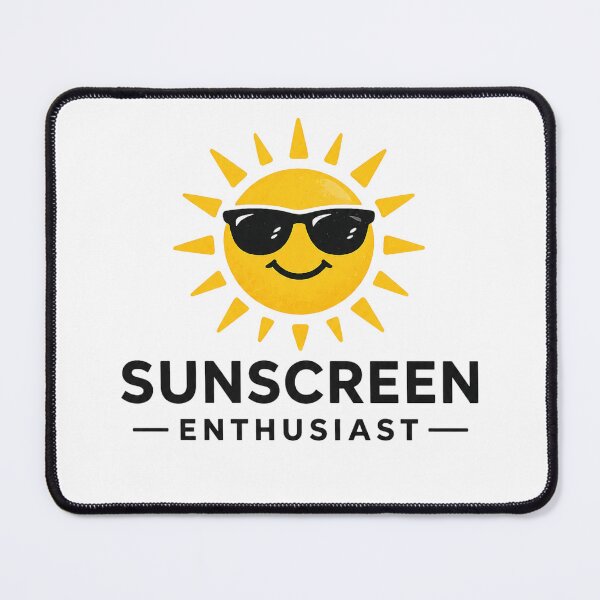 Item preview, Sunscreen Enthusiast Cool Sun Summer Vacation Design designed and sold by EastEndTownie.