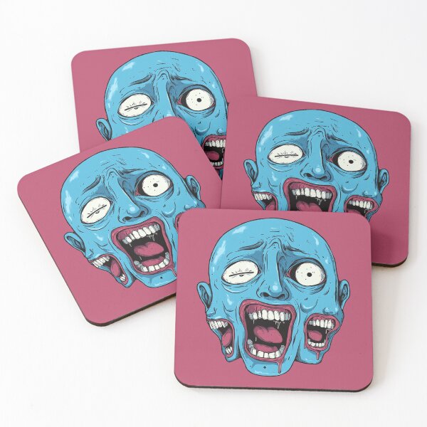 Item preview, three-faced scream designed and sold by HauntedEmporium.