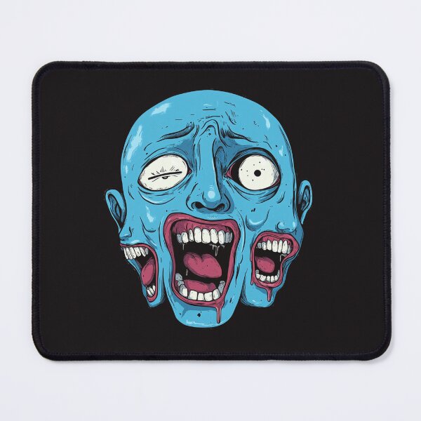 Item preview, three-faced scream designed and sold by HauntedEmporium.