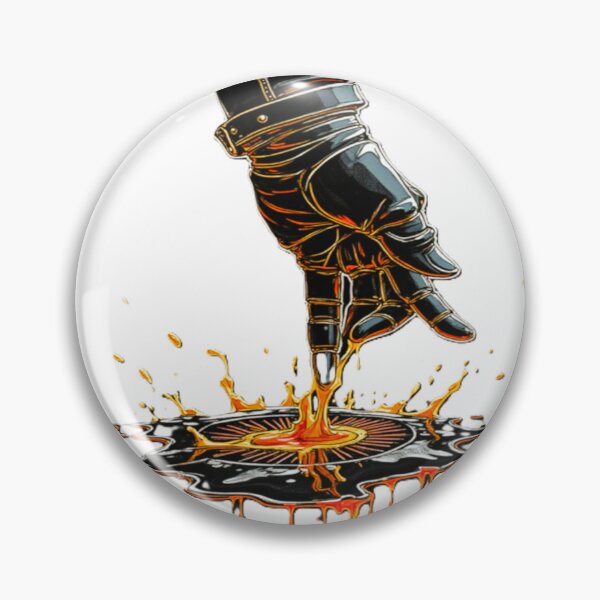 Item preview, Futuristic Neon Orange Abstract Art - Glowing Circuit Design designed and sold by Dark-Circuit-Haven.