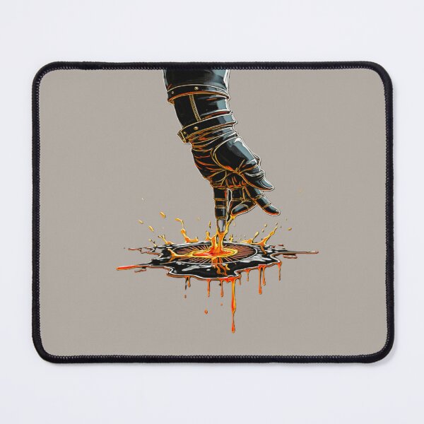 Item preview, Futuristic Neon Orange Abstract Art - Glowing Circuit Design designed and sold by Dark-Circuit-Haven.