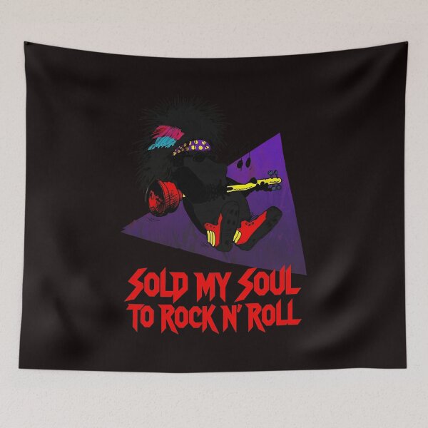 Item preview, Dedicated Musician Retro Graphic Print designed and sold by BLACK-omerta.