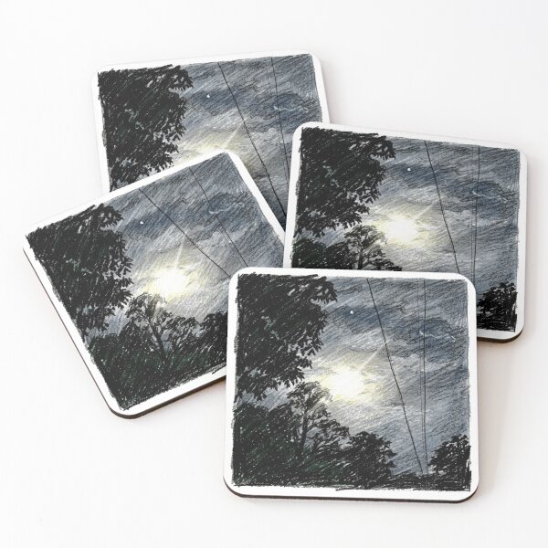 Item preview, Moonlight through trees designed and sold by CristianCEB.