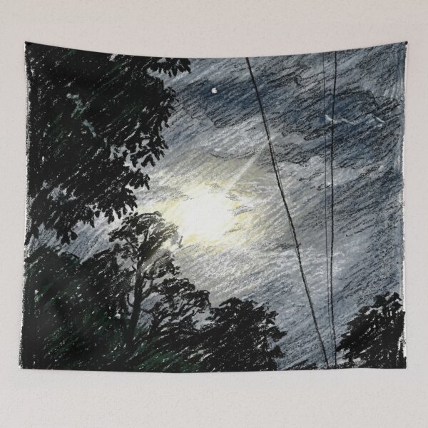 Item preview, Moonlight through trees designed and sold by CristianCEB.
