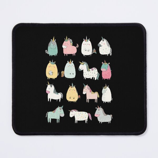 Item preview, Cute Chubby Unicorns Collection | Kawaii Unicorn Kids Design designed and sold by Lina Caro.