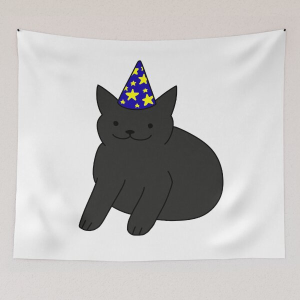 Item preview, Black Wizard Cat designed and sold by Swaghettio.