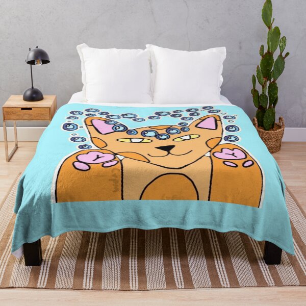 Item preview, Kawaii Bubble Cat┃Cute Orange Kitty Art designed and sold by Cherry Prism Designs.