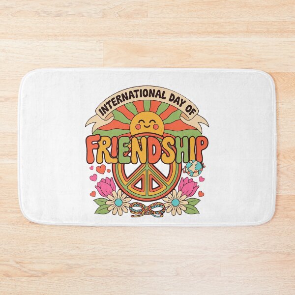Item preview, International Day Friendship Retro Groovy Peace Love Graphic designed and sold by MagicSD Designs.