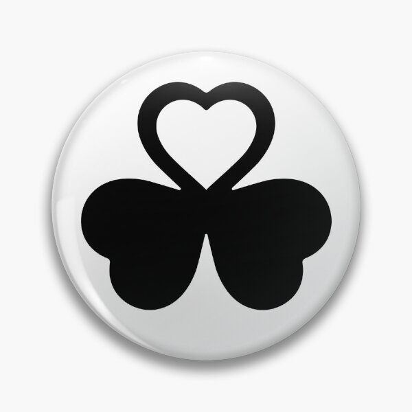 Item preview, Shamrock & Heart (black & white) designed and sold by JMParadis.