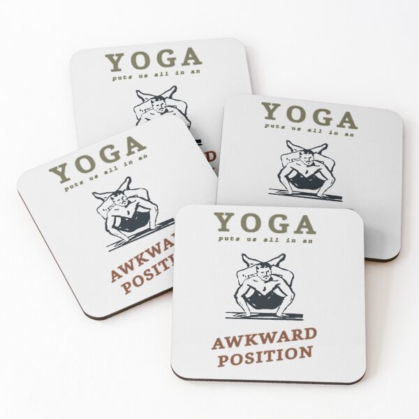 Item preview, Yoga puts us all in an Awkward Position designed and sold by wearphilosophy.