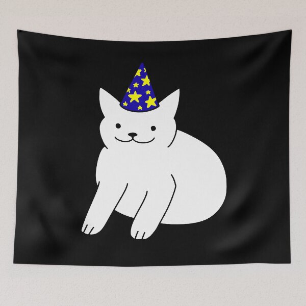Item preview, White Wizard Cat designed and sold by Swaghettio.