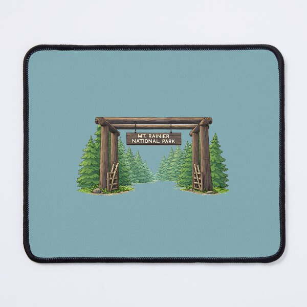 Item preview, Mt Rainer National Park designed and sold by Broken Antler Designs .