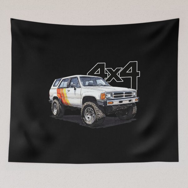 Item preview, 1st Gen Vintage 4x4 Off Road SUV Retro Racing Stripes designed and sold by Off-Road-Zone.