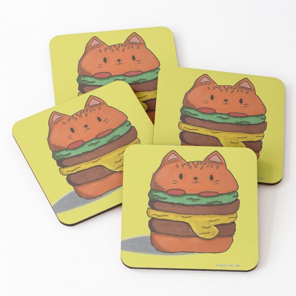 Item preview, Cute Cheeseborgcat designed and sold by yulia.oneil.art.