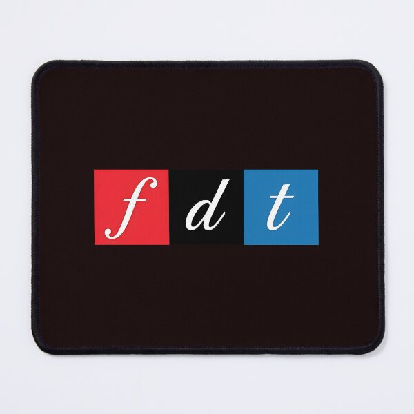 Item preview, Initials F D T Primary Color Blocks designed and sold by Rechar404-Art.
